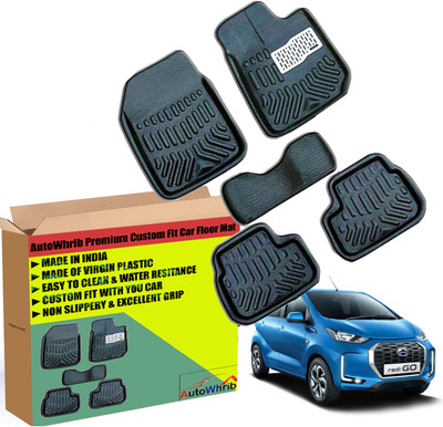 Autowhrib Plastic 3D Mat For  Datsun Redi GO(Black)