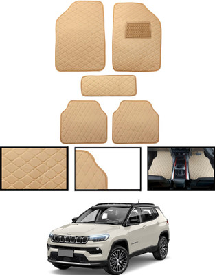 AYW Leatherite Standard Mat For  Jeep Compass(Beige)