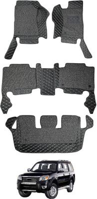 Auto Hub Leatherite 7D Mat For  Ford Endeavour(Black)