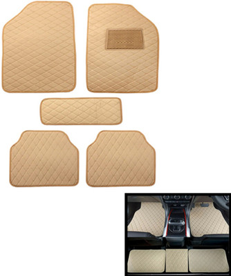 MATIES Leatherite Standard Mat For  Universal For Car(Beige)