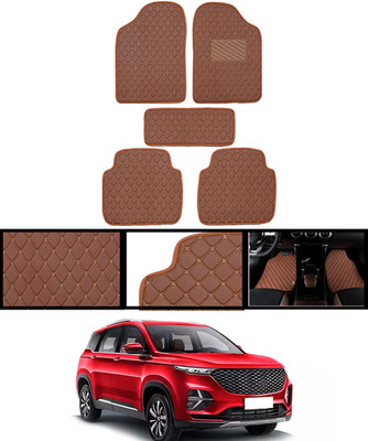 CCMM Leatherite Standard Mat For  MG Hector Plus(Brown)