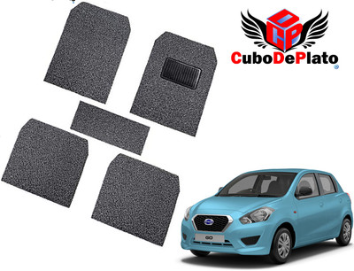 CuboDePlato PVC, Nylon Standard Mat For  Datsun Go(Grey)