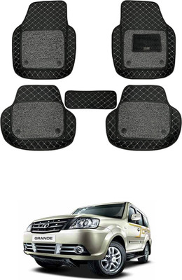MATIES Leatherite 7D Mat For  Tata Grand Dicor(Black)