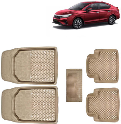 Kingsway PVC Tray Mat For  Honda City(Beige)