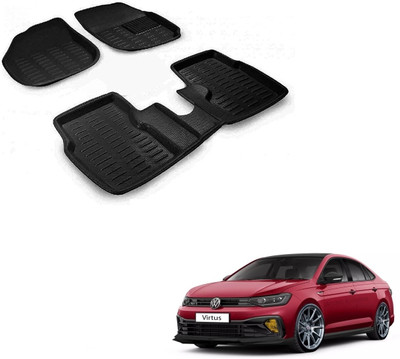 AuTO ADDiCT EVA 3D Mat For  Volkswagen Virtus(Black)
