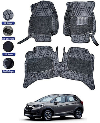 TOFIT ENTERPRISE Leatherite 7D Mat For  Honda WRV(Black)
