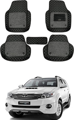 RKPSP Leatherite 7D Mat For  Toyota Fortuner(Black)