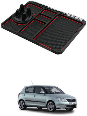 LOVMOTO Plastic Tray Mat For  Skoda Fabia(Multicolor)