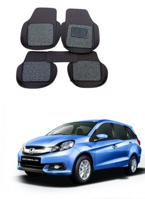 Autocom Leatherite 7D Mat For  Honda Mobilio(Black)