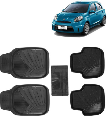 Kingsway PVC Tray Mat For  Nissan Micra Active(Black)