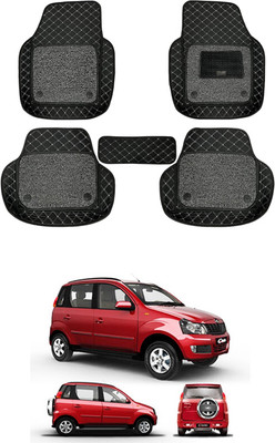 RKPSP Leatherite 7D Mat For  Mahindra Quanto(Black)