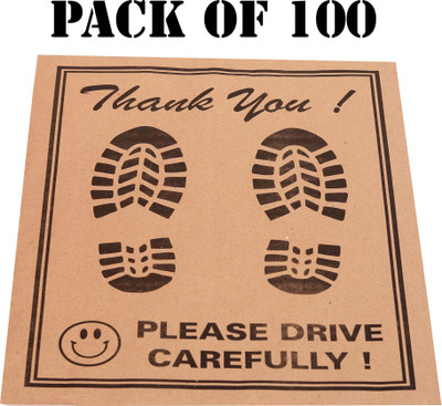 Rhtdm Paper Disposable Paper Mat For  Universal For Car(Brown)