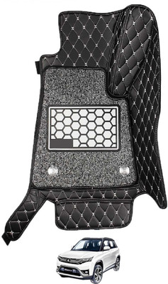 Euro Care Leatherite 7D Mat For  Maruti New Brezza(Black)