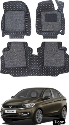 FF TRADERS Leatherite 7D Mat For  Tata Tigor(Black, Silver)