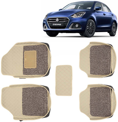 Kingsway Leatherite 7D Mat For  Maruti Suzuki Swift Dzire(Beige)