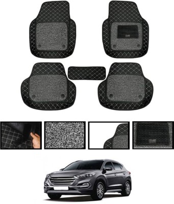 AYW Leatherite 7D Mat For  Hyundai Tucson(Black)