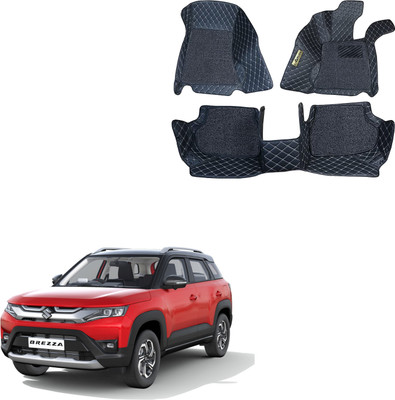 Autozing Leatherite 7D Mat For  Maruti Suzuki New Brezza(Black)