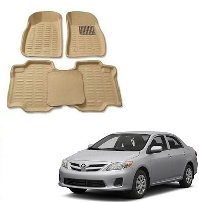 SLSHILPA Plastic 3D Mat For  Toyota Corolla(Beige)