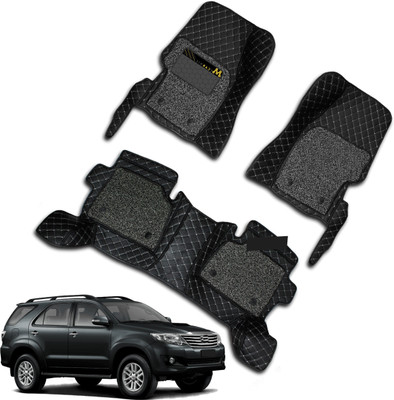 STYLE CHOICE Leatherite 7D Mat For  Toyota Fortuner(Black)