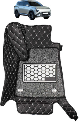 Caronix Leatherite 7D Mat For  Kia Carens(Black)