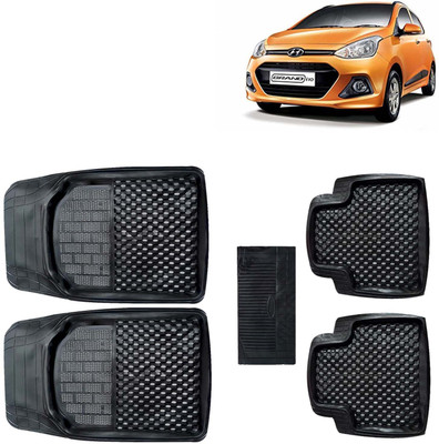 Kingsway PVC Tray Mat For  Hyundai Grand i10(Black)