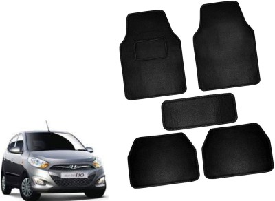 AUTO PEARL Polyester Standard Mat For  Hyundai i10(Black)