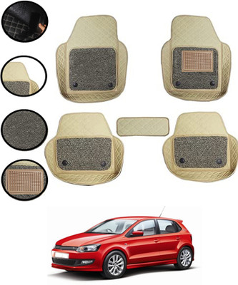 ABJD Leatherite 7D Mat For  Volkswagen Polo GT(Beige)