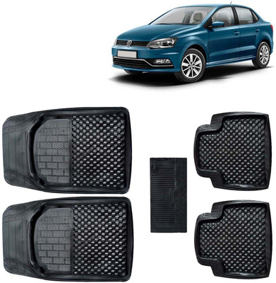 Kingsway PVC Tray Mat For  Volkswagen Ameo(Black)