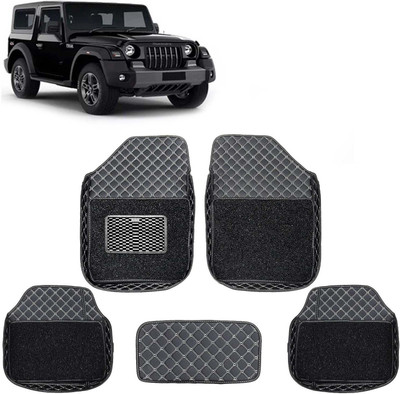 VIAZ VENTURES Leatherite 7D Mat For  Mahindra Thar(Black)