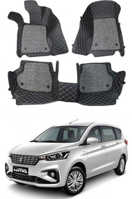 VIAZ VENTURES Leatherite 7D Mat For  Maruti Suzuki Ertiga(Black)