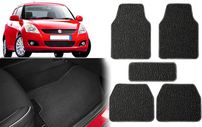 ANAYA G PVC, Rubber Standard Mat For  Maruti Suzuki Swift(Black)