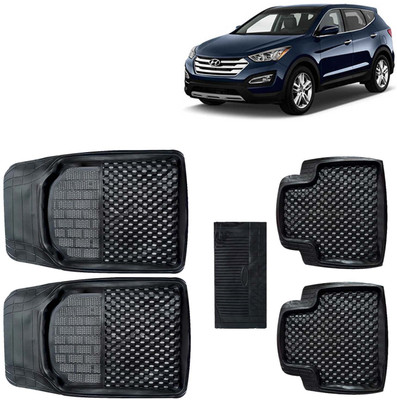 Kingsway PVC Tray Mat For  Hyundai SantaFe(Black)