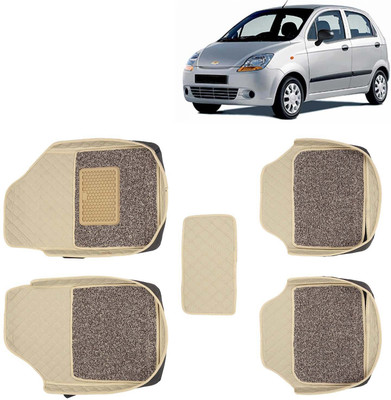 Kingsway Leatherite 7D Mat For  Chevrolet Spark(Beige)