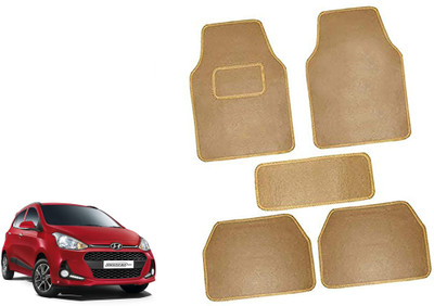 AUTO PEARL Polyester Standard Mat For  Hyundai i10(Beige)