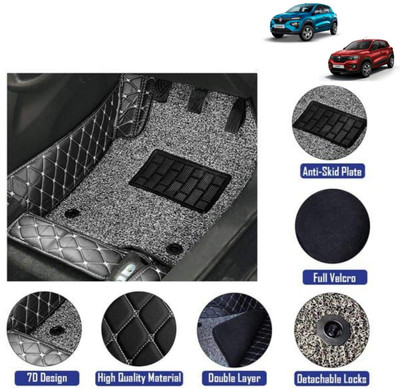 Ds enterprise Leatherite 7D Mat For  Renault Kwid(Black)
