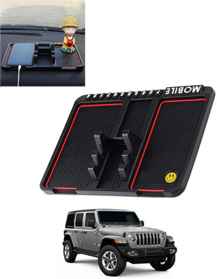RKPSP Silicone Tray Mat For  Jeep Wrangler(Black)