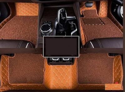 Autoclow Leatherite 7D Mat For  Kia Carnival(Brown)