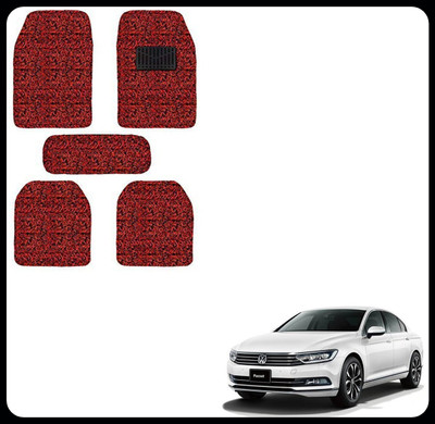 SEMAPHORE PVC, Rubber Standard Mat For  Volkswagen Passat(Red, Black)