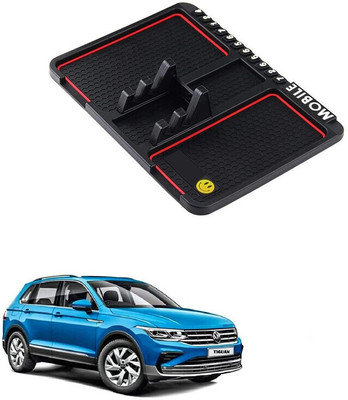 GS Grow n Shine Rubber Standard Mat For  Volkswagen NA(Black)