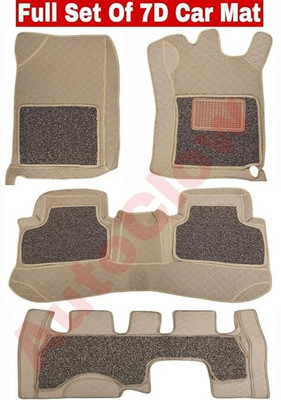 Autoclow Leatherite 7D Mat For  Toyota Fortuner(Beige)