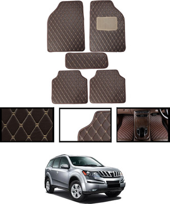 MATIES Leatherite Standard Mat For  Mahindra XUV 500(Brown)