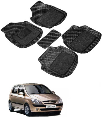 ARNEJA Leatherite 7D Mat For  Hyundai Getz Prime(Black)