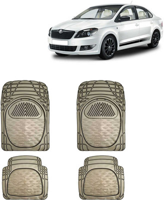 Kingsway PVC Standard Mat For  Skoda Rapid(Brown)