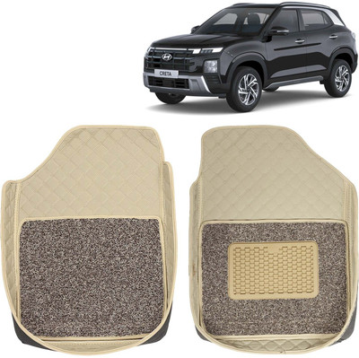 Kingsway Leatherite 7D Mat For  Hyundai Creta(Beige)