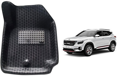 ROSHNEER ENTERPRISES PVC Tray Mat For  Kia Seltos(Black)