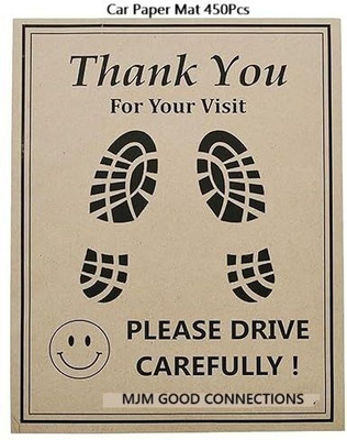 MJM Paper Disposable Paper Mat For  Mahindra New Scorpio(Brown)