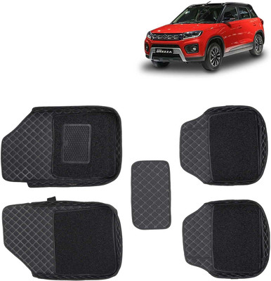Kingsway Leatherite 7D Mat For  Maruti Suzuki Vitara Brezza(Black)