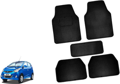 AUTO PEARL Polyester Standard Mat For  Hyundai Eon(Black)