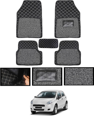 MSNP Leatherite 7D Mat For  Fiat Punto(Black)