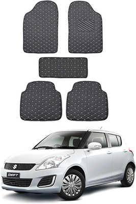 MATIES Leatherite Standard Mat For  Maruti Suzuki Swift(Black)